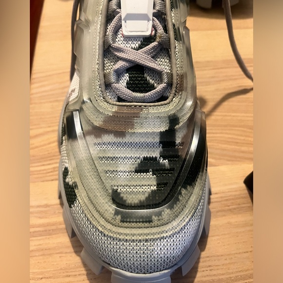 Men’s Prada Rubber Knit Camo sneaker in size UK 7 US 8 New in Box - Picture 8 of 16